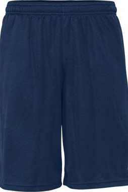 Champion 8214BU - Adult Double Dry 10" Training Short w/ Pockets