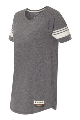Champion AO350 - Womens Triblend Varsity T-shirt
