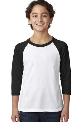 Next Level 3352 - Youth CVC 3/4 Raglan T-shirt