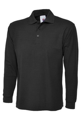 Radsow by Uneek UC113 - Premium Long Sleeve Polo Shirt with Knitted Collar
