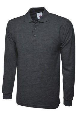 Radsow by Uneek UC113 - Premium Long Sleeve Polo Shirt with Knitted Collar