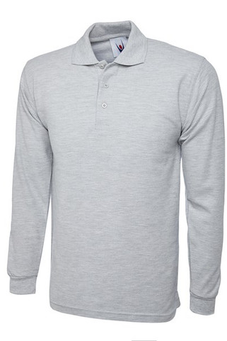 Radsow by Uneek UC113 - Premium Long Sleeve Polo Shirt with Knitted Collar