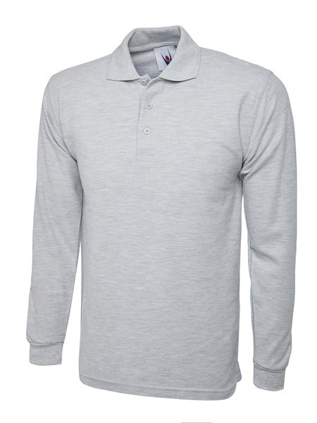 Radsow by Uneek UC113 - Premium Long Sleeve Polo Shirt with Knitted Collar