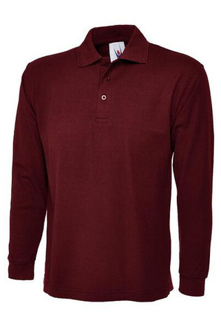 Radsow by Uneek UC113 - Premium Long Sleeve Polo Shirt with Knitted Collar