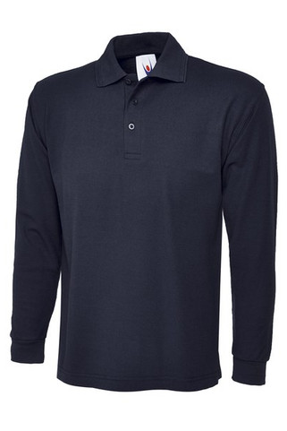 Radsow by Uneek UC113 - Premium Long Sleeve Polo Shirt with Knitted Collar