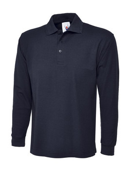 Radsow by Uneek UC113 - Premium Long Sleeve Polo Shirt with Knitted Collar