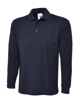 Radsow by Uneek UC113 - Premium Long Sleeve Polo Shirt with Knitted Collar