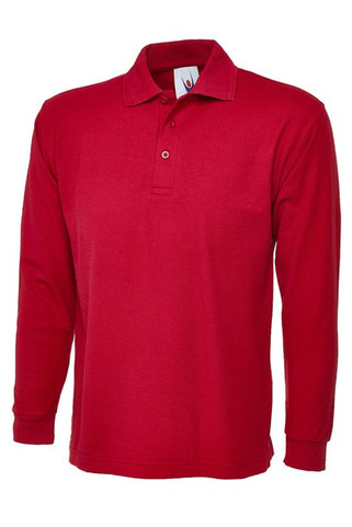 Radsow by Uneek UC113 - Premium Long Sleeve Polo Shirt with Knitted Collar