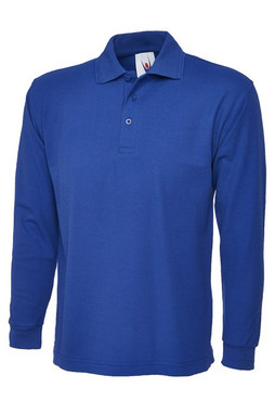 Radsow by Uneek UC113 - Premium Long Sleeve Polo Shirt with Knitted Collar