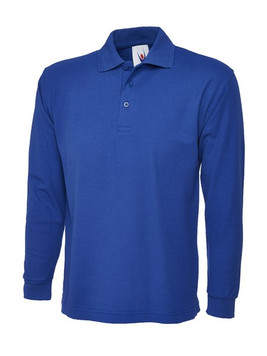 Radsow by Uneek UC113 - Premium Long Sleeve Polo Shirt with Knitted Collar