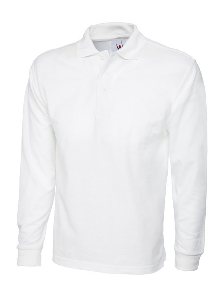 Radsow by Uneek UC113 - Premium Long Sleeve Polo Shirt with Knitted Collar