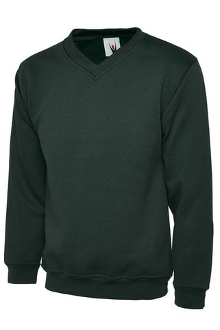 Radsow by Uneek UC204 - Elegant Comfort V-Neck Sweatshirt with Brushed Fleece