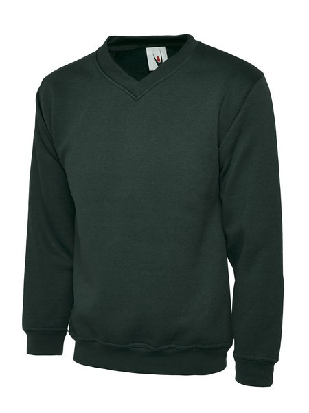 Radsow by Uneek UC204 - Elegant Comfort V-Neck Sweatshirt with Brushed Fleece
