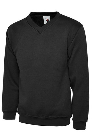 Radsow by Uneek UC204 - Elegant Comfort V-Neck Sweatshirt with Brushed Fleece