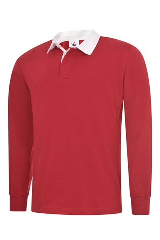 Radsow by Uneek UC402 - Premium Soft Cotton Rugby Shirt with Woven Collar