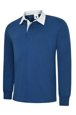 Radsow by Uneek UC402 - Premium Soft Cotton Rugby Shirt with Woven Collar