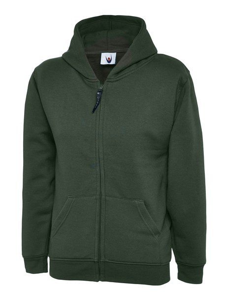 Radsow by Uneek UC506 - Childrens Classic Full Zip Hooded Sweatshirt
