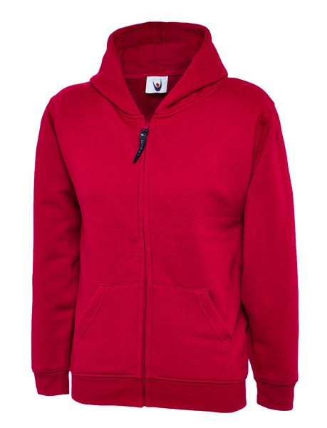 Radsow by Uneek UC506 - Childrens Classic Full Zip Hooded Sweatshirt