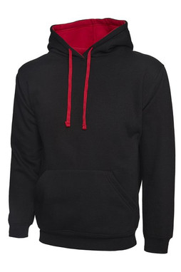 Radsow by Uneek UC507 - Sweat shirt contrasté avec capuche