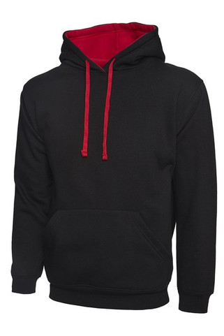 Radsow by Uneek UC507 - Premium Comfort Contrast Hooded Sweatshirt