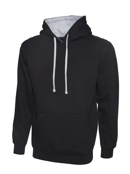 Radsow by Uneek UC507 - Premium Comfort Contrast Hooded Sweatshirt