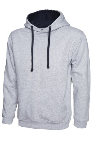 Radsow by Uneek UC507 - Premium Comfort Contrast Hooded Sweatshirt