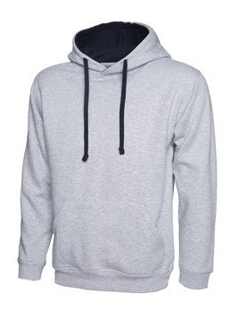 Radsow by Uneek UC507 - Premium Comfort Contrast Hooded Sweatshirt