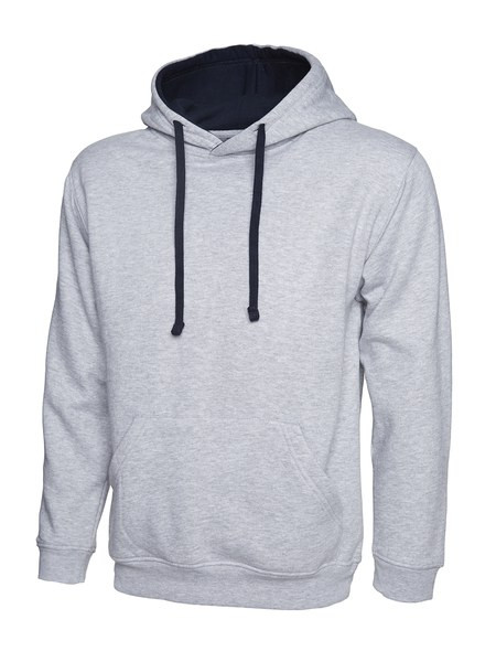 Radsow by Uneek UC507 - Premium Comfort Contrast Hooded Sweatshirt