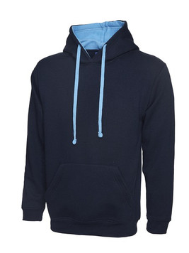 Radsow by Uneek UC507 - Premium Comfort Contrast Hooded Sweatshirt