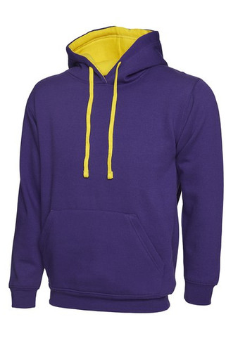 Radsow by Uneek UC507 - Premium Comfort Contrast Hooded Sweatshirt