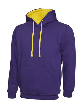 Radsow by Uneek UC507 - Premium Comfort Contrast Hooded Sweatshirt