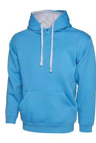 Radsow by Uneek UC507 - Premium Comfort Contrast Hooded Sweatshirt