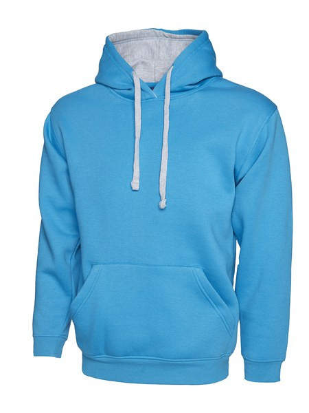 Radsow by Uneek UC507 - Premium Comfort Contrast Hooded Sweatshirt