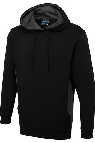 Radsow by Uneek UC517 - Premium Two Tone Hooded Sweatshirt with Contrast Panels