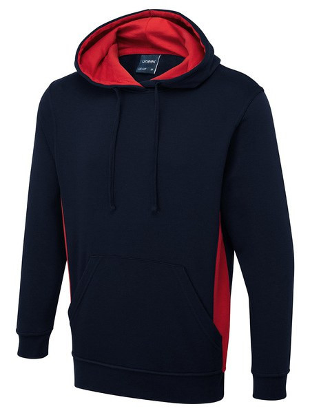 Radsow by Uneek UC517 - Two Tone Hooded Sweatshirt