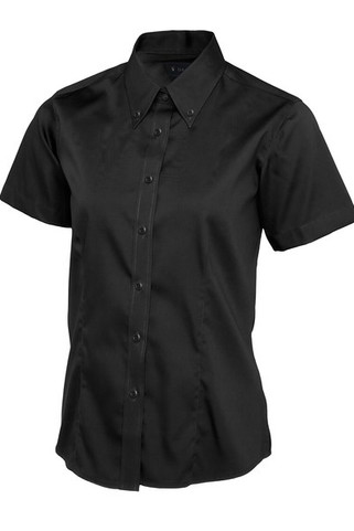 Radsow by Uneek UC704 - Womens Wrinkle-Free Pinpoint Oxford Short Sleeve Shirt