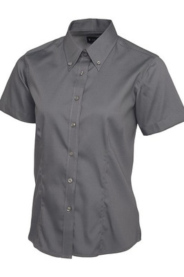 Radsow by Uneek UC704 - Women's Wrinkle-Free Pinpoint Oxford Short Sleeve Shirt