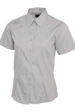 Radsow by Uneek UC704 - Womens Wrinkle-Free Pinpoint Oxford Short Sleeve Shirt