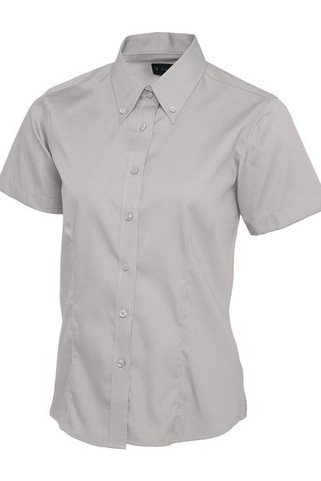Radsow by Uneek UC704 - Womens Wrinkle-Free Pinpoint Oxford Short Sleeve Shirt