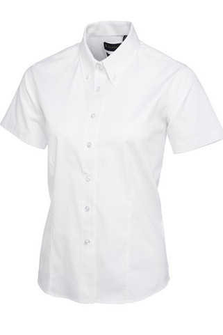 Radsow by Uneek UC704 - Womens Wrinkle-Free Pinpoint Oxford Short Sleeve Shirt