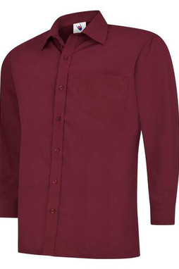 Radsow by Uneek UC709 - Mens Classic Long Sleeve Poplin Shirt with Pocket