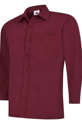 Radsow by Uneek UC709 - Mens Classic Long Sleeve Poplin Shirt with Pocket