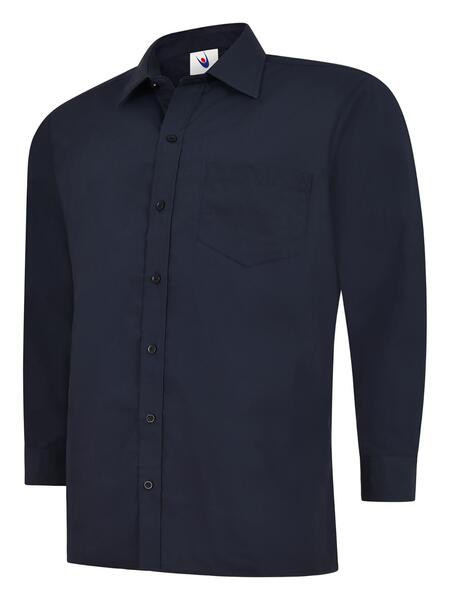 Radsow by Uneek UC709 - Men's Classic Long Sleeve Poplin Shirt with Pocket