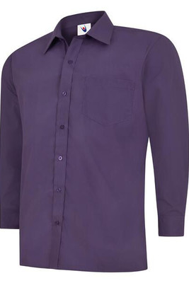Radsow by Uneek UC709 - Men's Classic Long Sleeve Poplin Shirt with Pocket