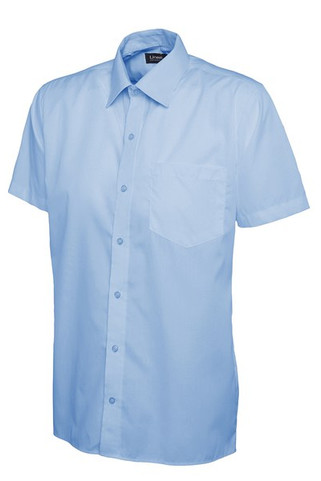 Radsow by Uneek UC710 - Mens Classic Poplin Short Sleeve Shirt with Pocket