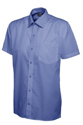 Radsow by Uneek UC710 - Camisa de meia manga de popelina masculina