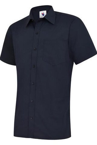 Radsow by Uneek UC710 - Mens Classic Poplin Short Sleeve Shirt with Pocket