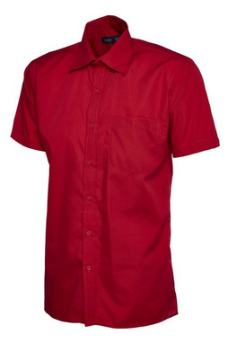 Radsow by Uneek UC710 - Mens Classic Poplin Short Sleeve Shirt with Pocket
