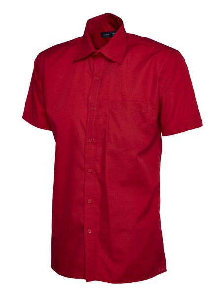 Radsow by Uneek UC710 - Men's Classic Poplin Short Sleeve Shirt with Pocket