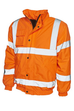 Radsow by Uneek UC804 - High Visibility Waterproof Safety Bomber Jacket